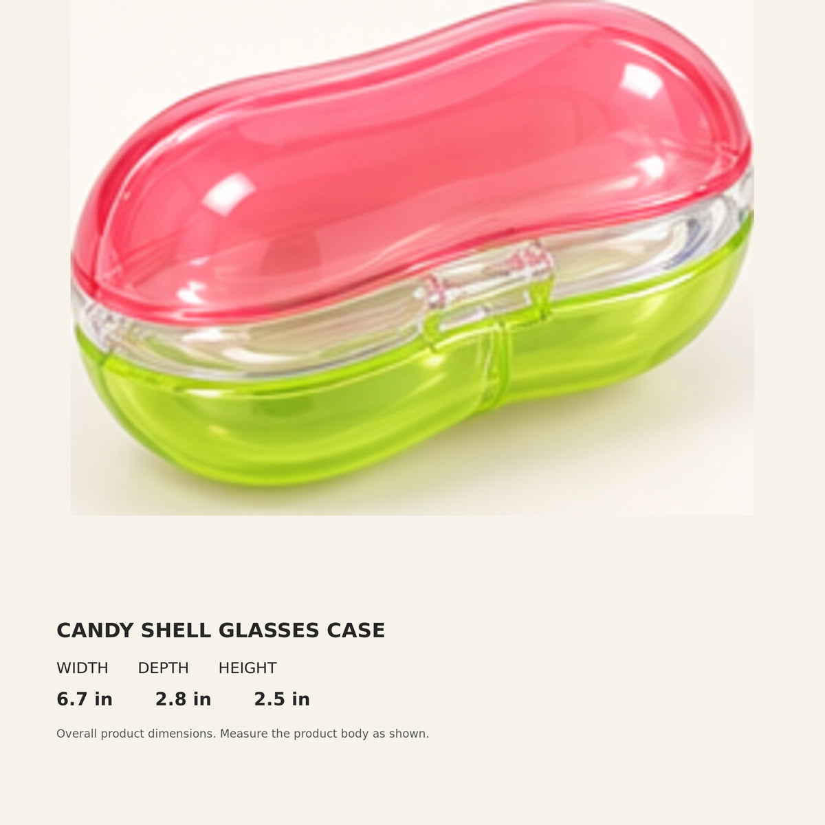 Candy Shell Glasses Case