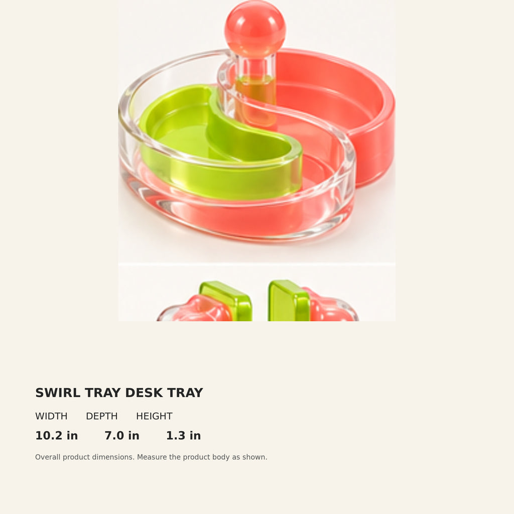 Swirl Tray Desk Tray