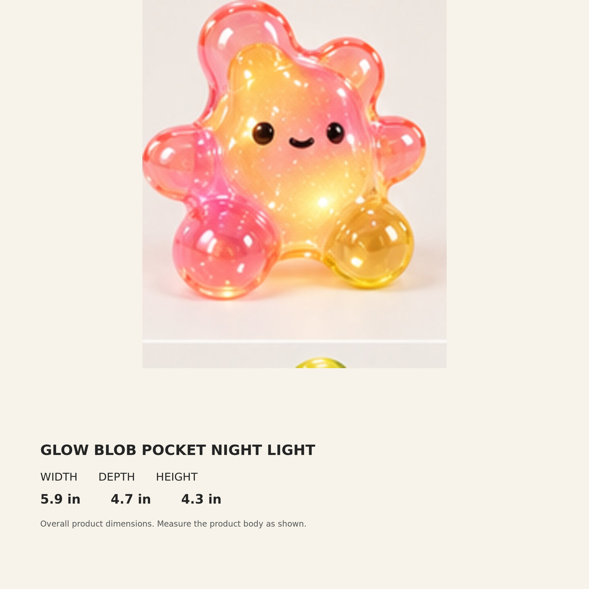 Glow Blob Pocket Night Light
