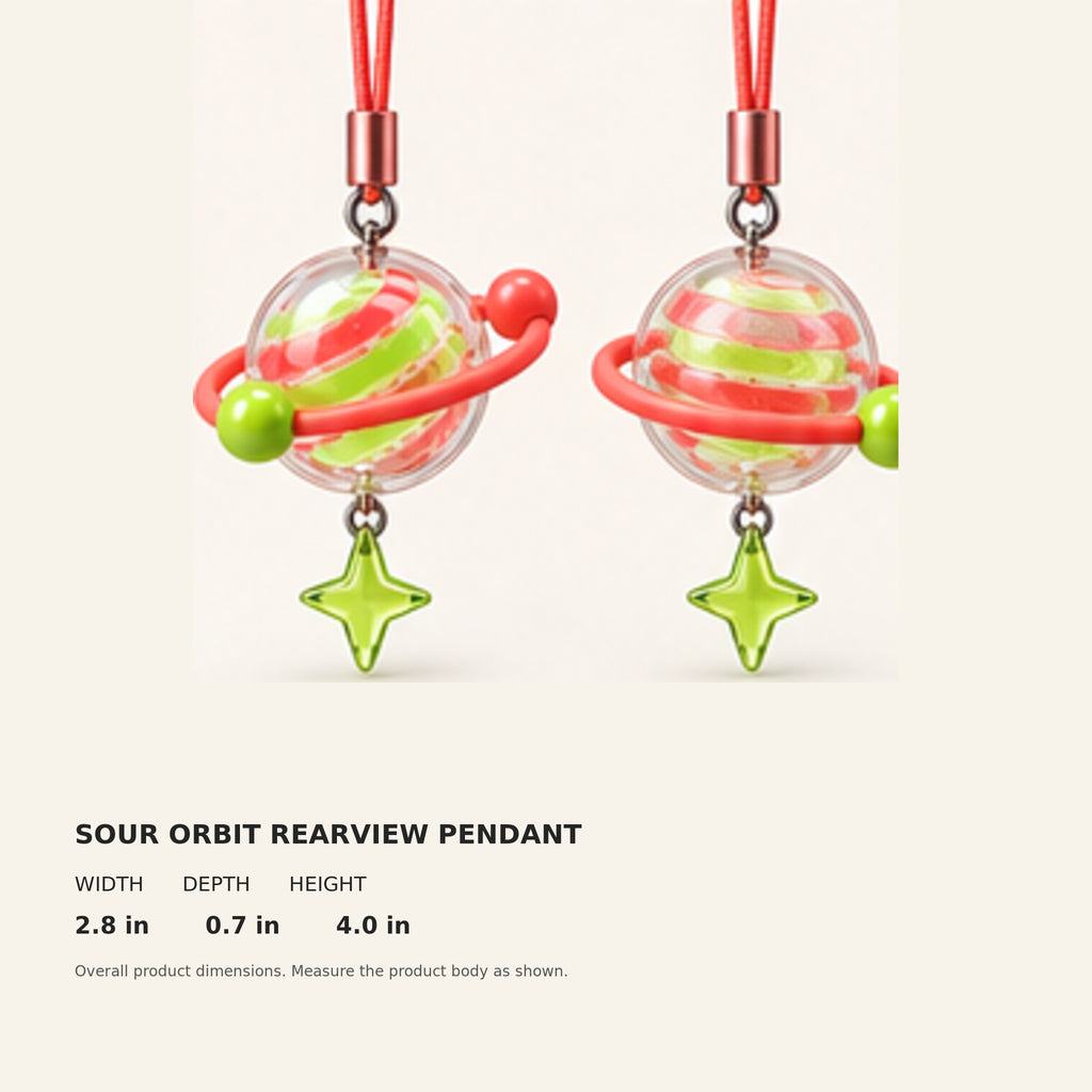 Sour Orbit Rearview Pendant