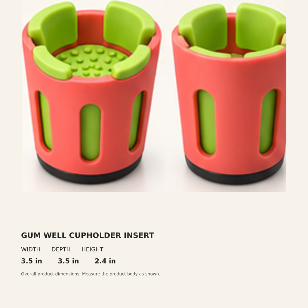 Gum Well Cupholder Insert