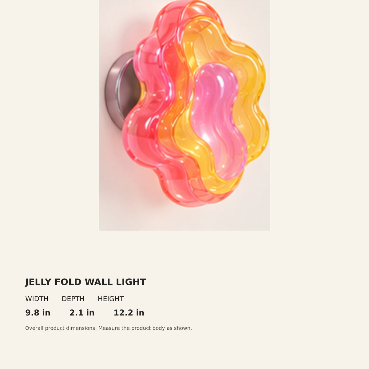 Jelly Fold Wall Light