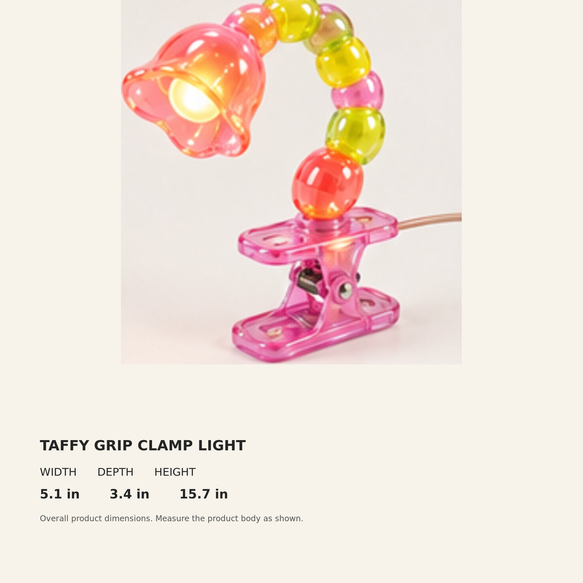 Taffy Grip Clamp Light