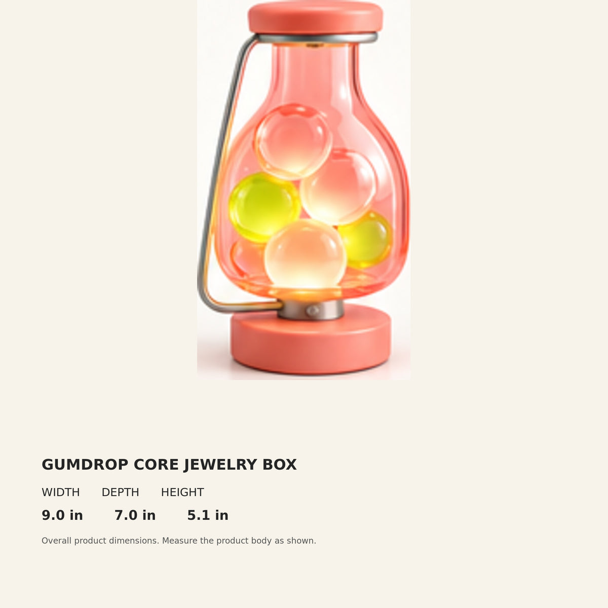 Gumdrop Core Jewelry Box