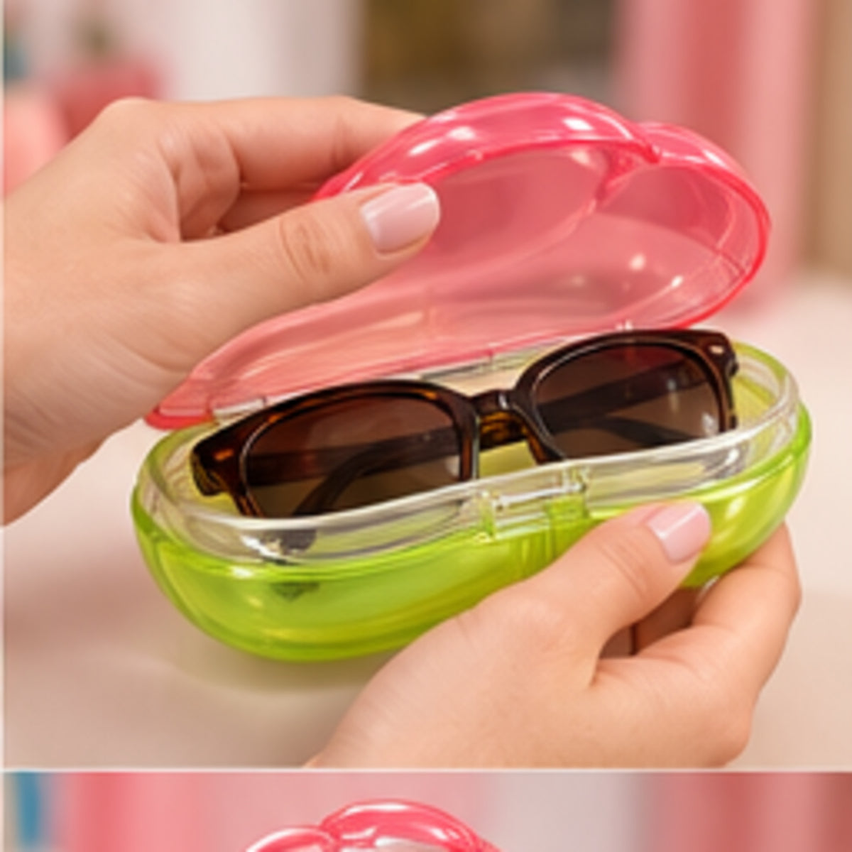 Candy Shell Glasses Case