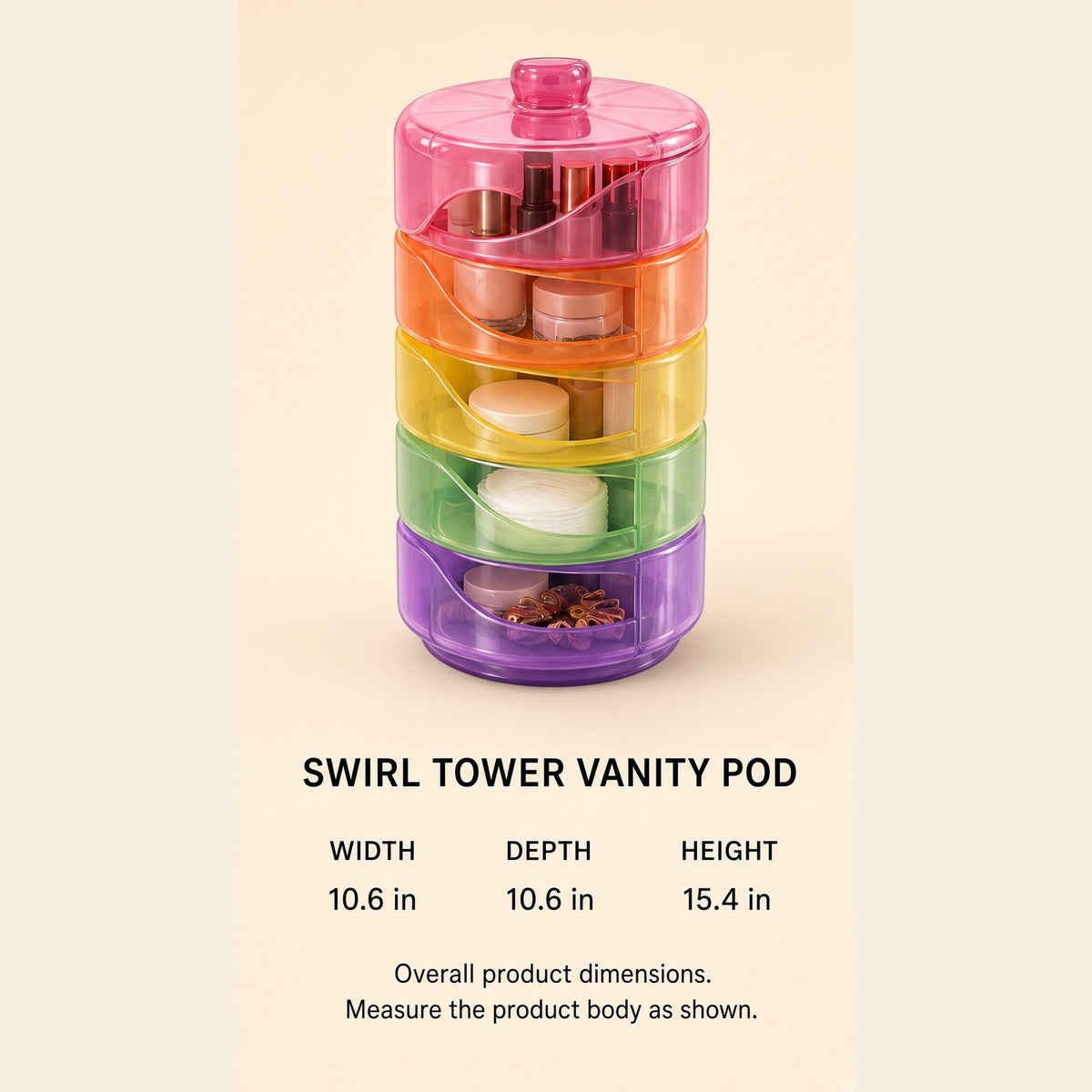 Swirl Tower Vanity Pod
